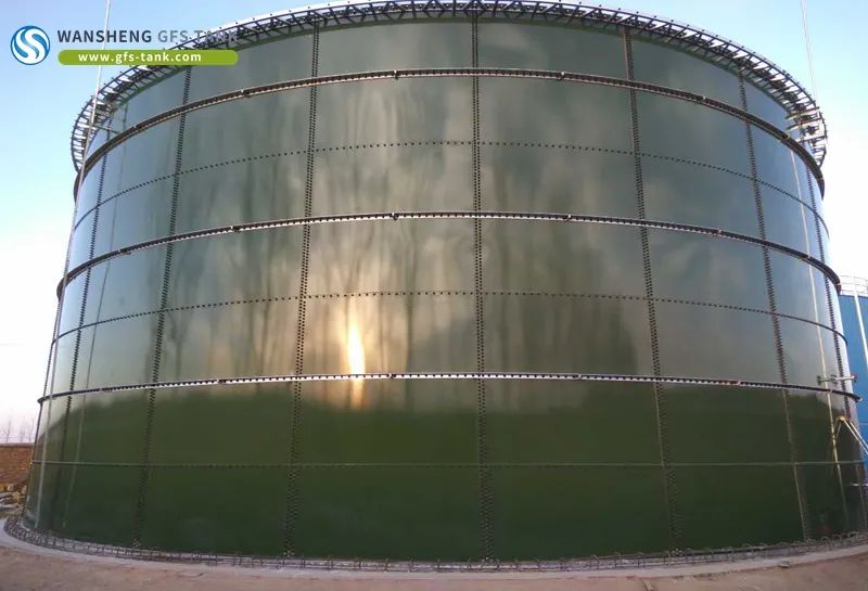 Glass Fused to Steel Tanks with Aluminum Dome Roofs for Potable Water