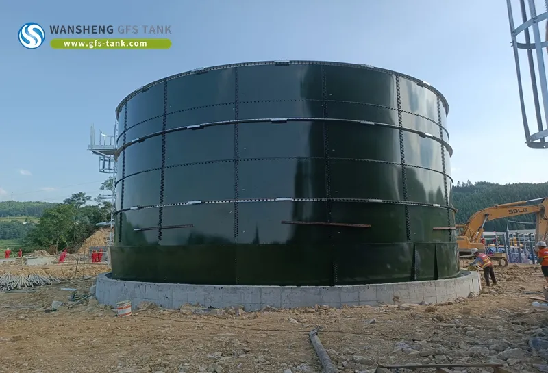 50000 Gallons Glass - Fused - to - Steel Fire Protection Water Storage Tanks