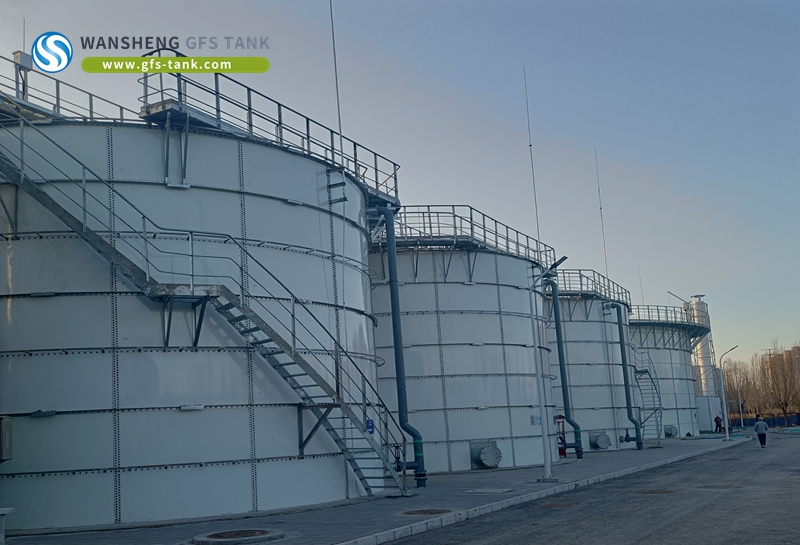 Gls Tank Rectangular GFS/GLS Tank with Aluminum Alloy Trough Deck Roof Used in Wastewater ...