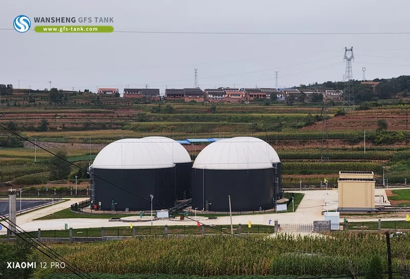 Glass Lined Steel Continuous Stirred Tank Reactors (CSTRs) for Industrial Biogas Plants and Waste Water Treatment Plant