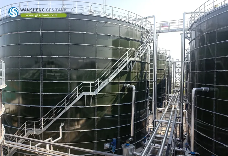 200m3-10000m3 Biogas Digester Anaerobic Digester for a Sewage Plant GLS Tank Holding Tank Carbon Steel Tanks