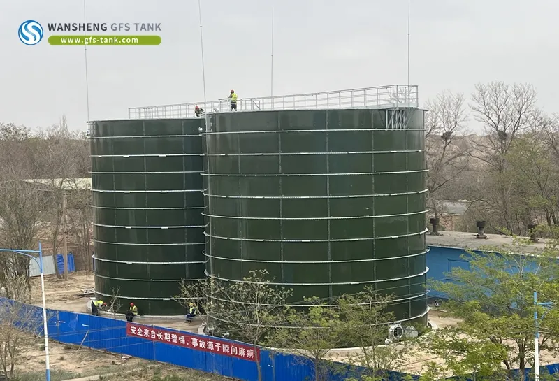 Glass - Fused - to Steel Gfs Bolted Storage Tanks for Municipal Wastewater Treatment