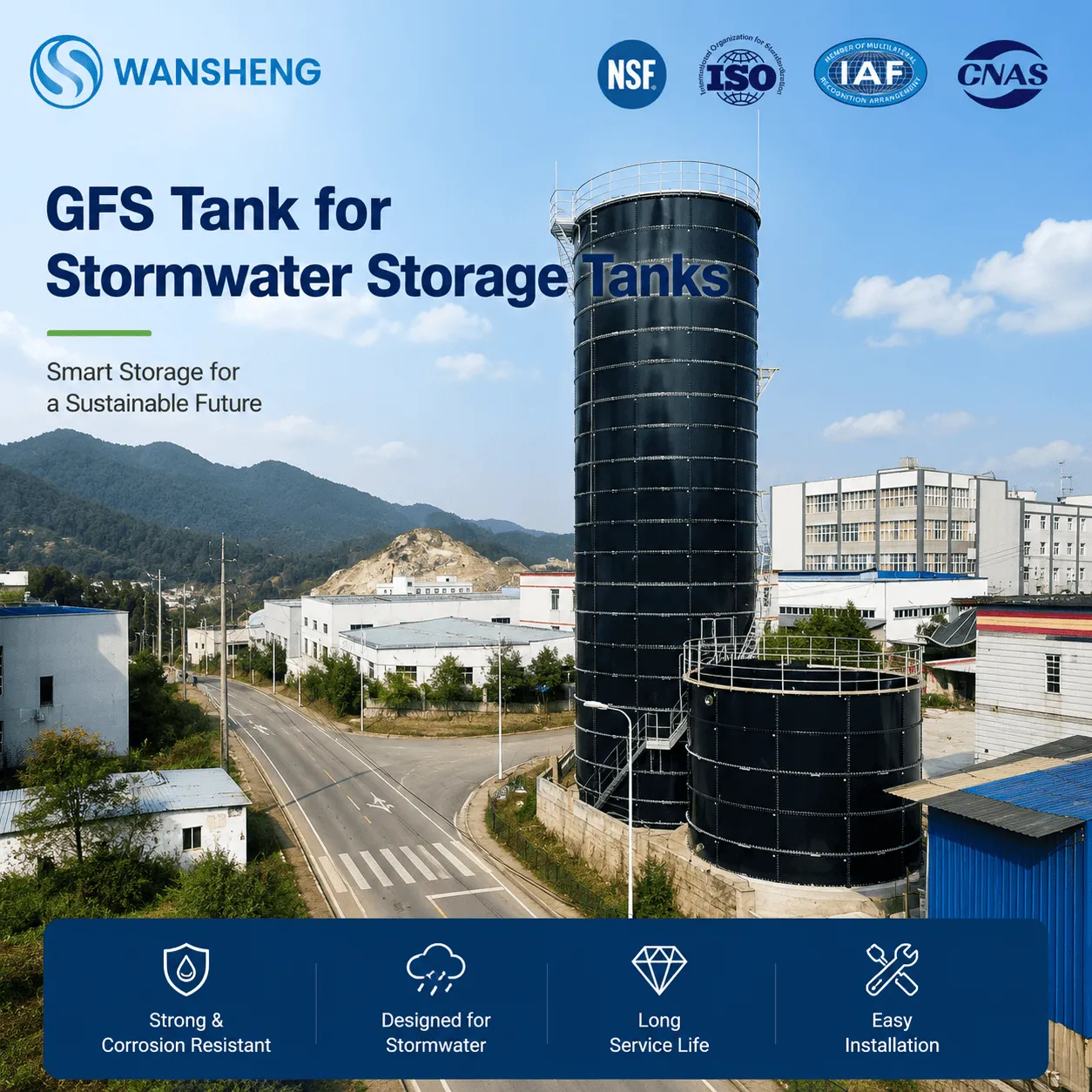 GFS Tank for Stormwater Storage Tanks