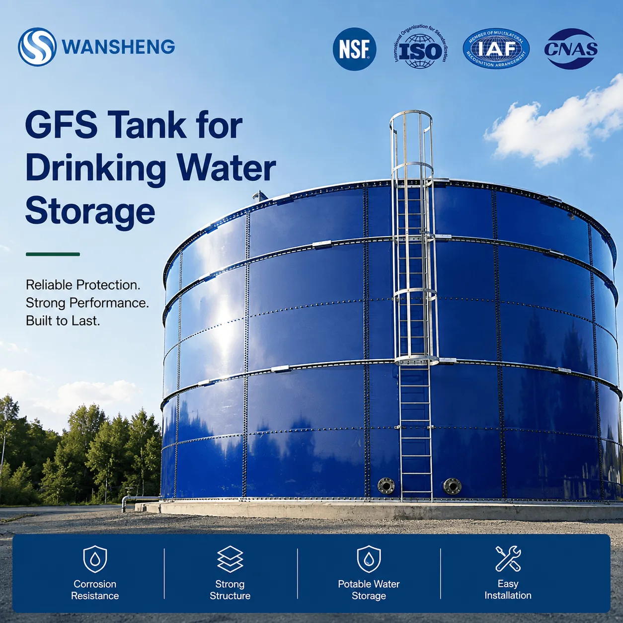 GFS Tank for Drinking Water Storage