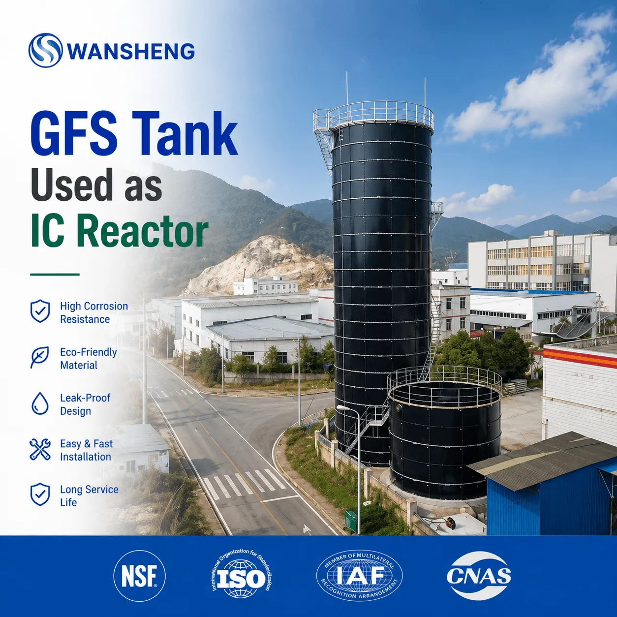 GFS Tank Used as IC Reactor