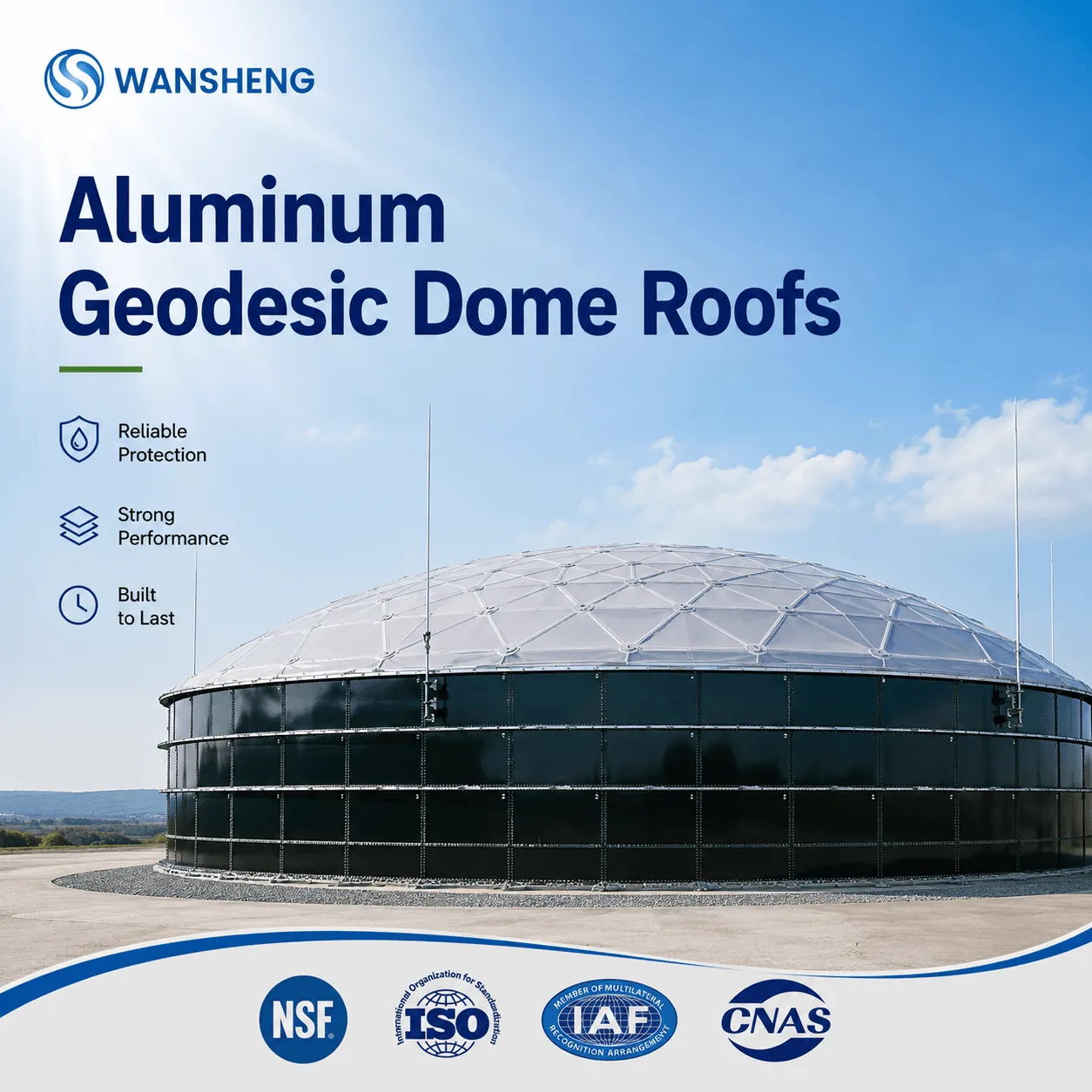 Aluminum Geodesic Dome Roofs