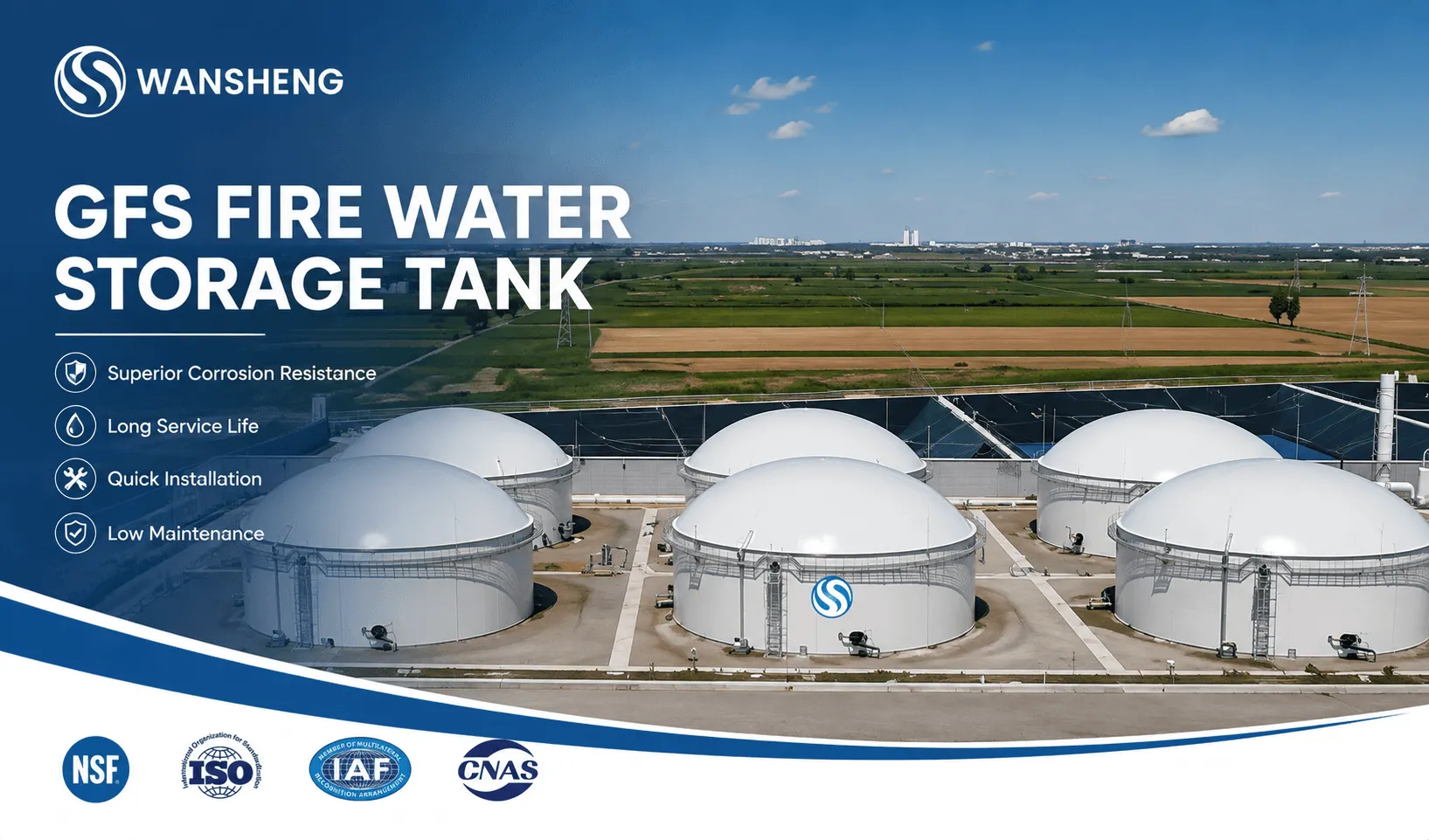 GFS Fire Water Storage Tank - Modular Fire System Solution