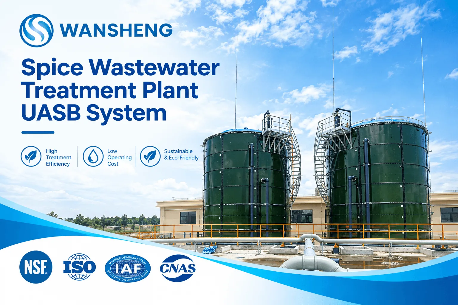 Spice Wastewater Treatment Plant UASB System